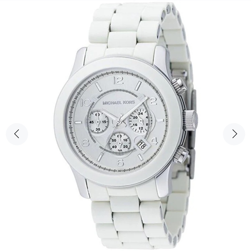 Michael Kors MK8108 Runway White Chrono
